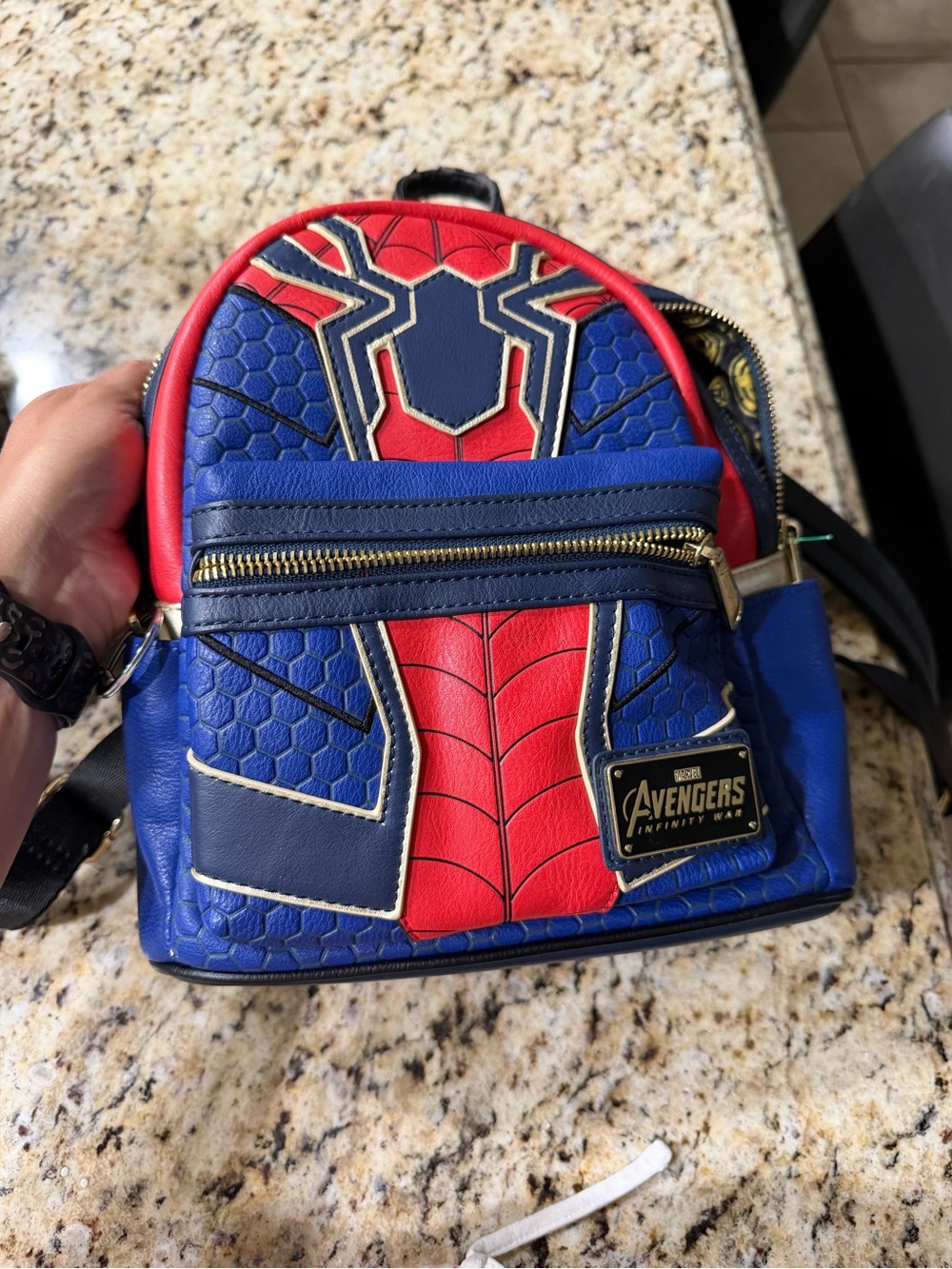 Loungefly Spider-Man Red & Blue Avengers Mini Backpack